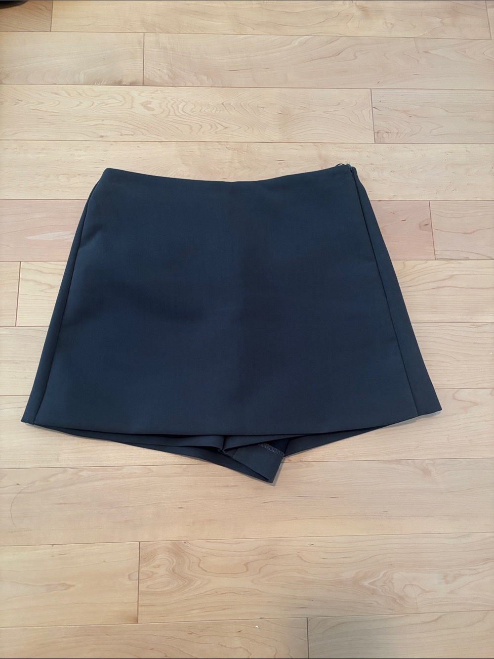 ZARA Dark Gray Mini Skort XS NWOT